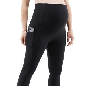 NWT Fabletics Black Maternity Leggings Small